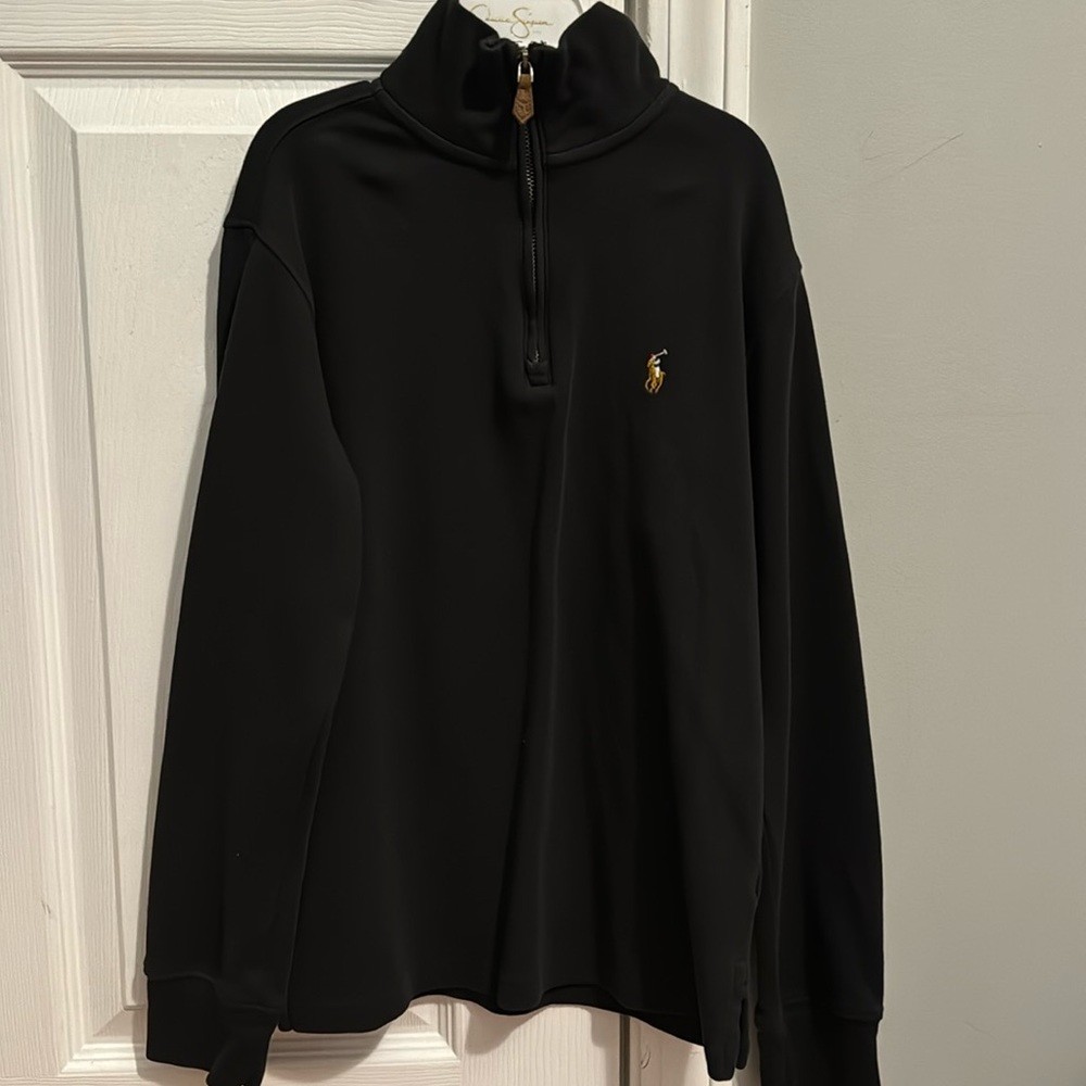 Boys Polo Ralph Lauren zip up pullover. Long sleeve. Youth medium 10 12